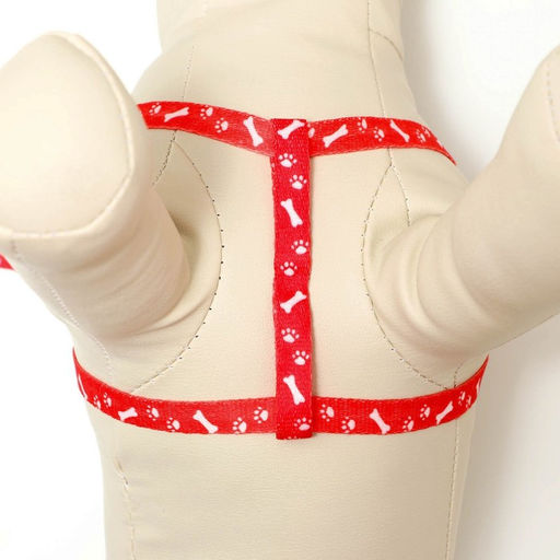 Комплект Классика, капрон, поводок 120 х 1 см, ОГ 21-35 см, красный - Пижон фото 5