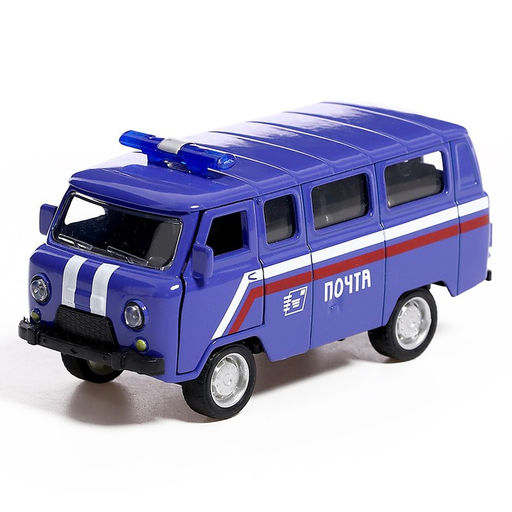 Машина металлическая УАЗ-3962. Дети, инерция, 1:43, МИКС - Автоград фото 5