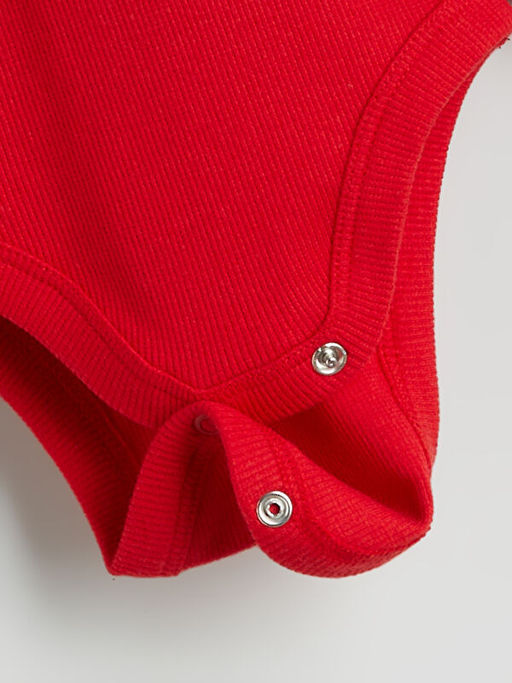 Bisiklet Yaka Uzun Kollu K?z Bebek ??t??tl? Body