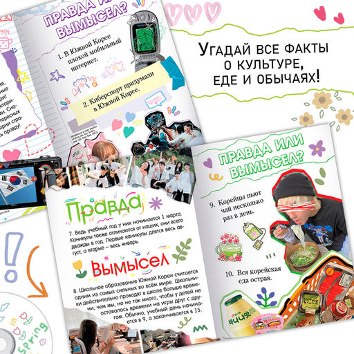 Книга Правда или ложь. 24 факта о Корее, А5, Аниме - Буква-ленд фото 2