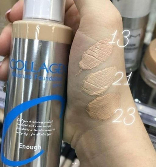 ТОН №23- ENOUGH*Collagen moisture foundation #23 100ml*Тональная основа с увлажняющим эффектом и экстрактом коллагена 23 тон