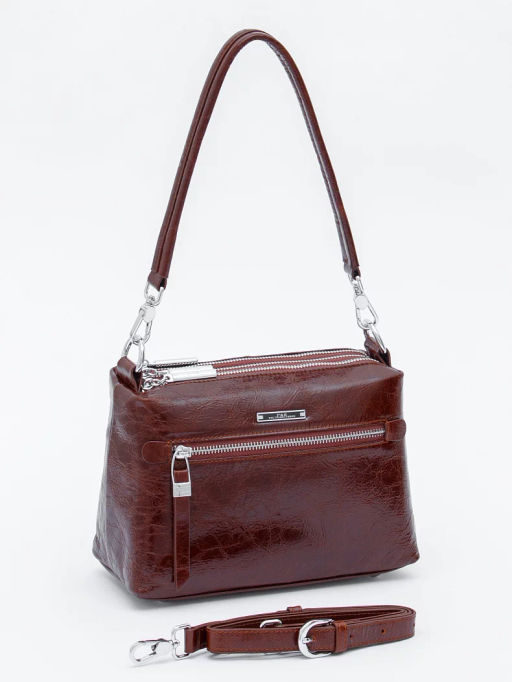 Сумка 0835CB brown Polina&Eiterou