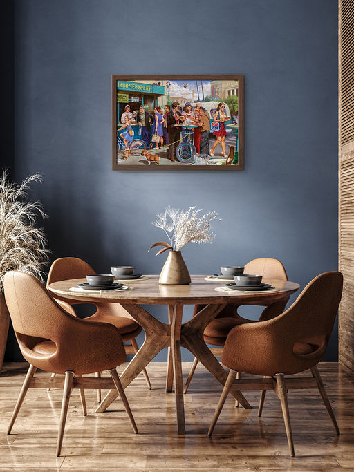 ФРЕЯ Пазл 1000 элемент. PZL-1000/104 У ларька с чебуреками