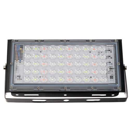 Прожектор светодиодный модульный, RGB+W, с пультом, 50 Вт, IP65, 220В Черный