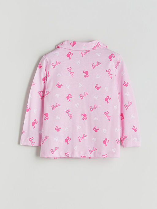 Barbie Bask?l? K?z ?ocuk Pijama ?st