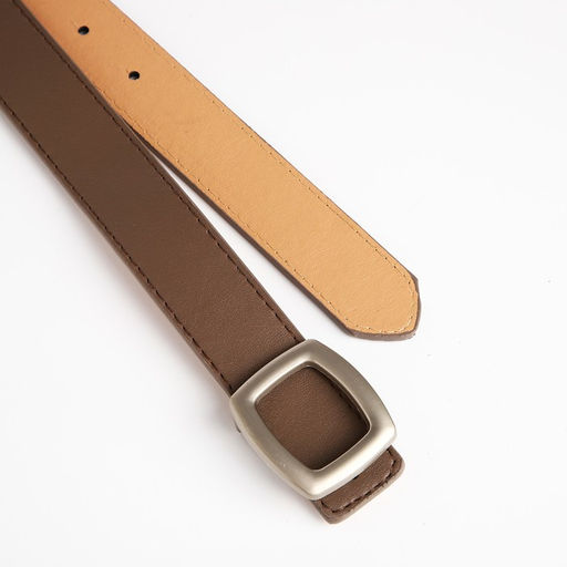 Ремень женский, ширина 3 см, пряжка металл, цвет бежево-серый - Simaland фото 4