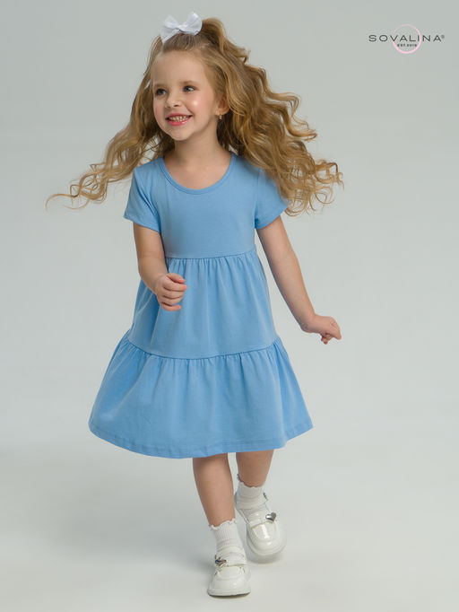Платье Тия голубая - Sovalina фото 15