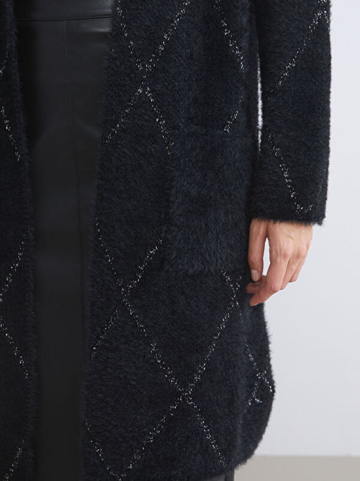 ?al Yaka Desenli Kad?n Triko H?rka