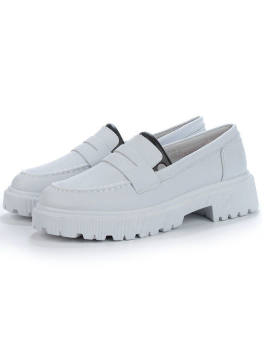 03-PDD178-5 LT. GRAY Полуботинки женские (натуральная кожа) - Фабричный китай фото 14