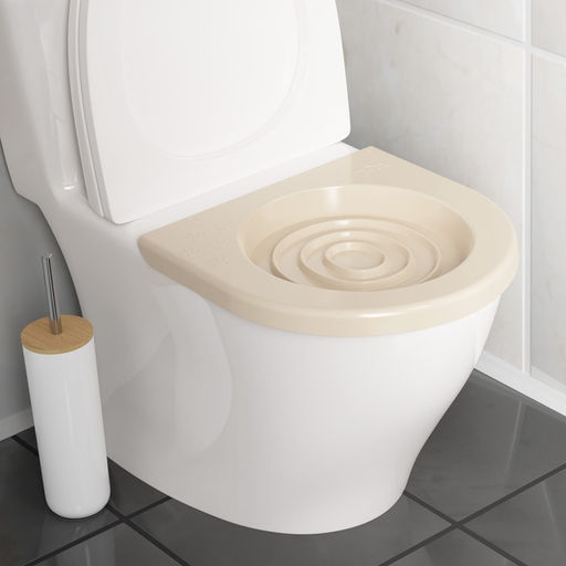 Туалет для приучения кошек к унитазу 39.2×38.7×3 см, белый