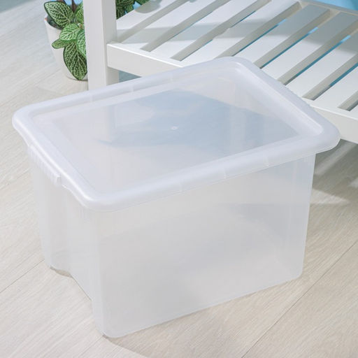 Контейнер для хранения Porter, 21 л, 43×32×27 см, с крышкой, прозрачный
