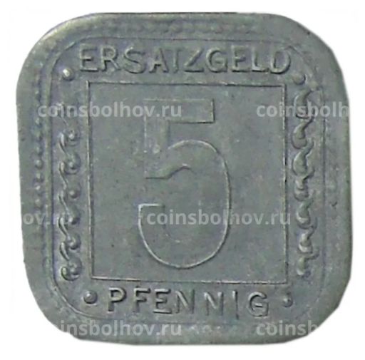 5 пфеннигов 1918 года Германия Нотгельд  Людвигсхафен