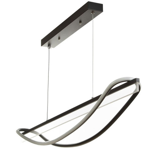 Светильник «Санди» LED 120 Вт 3000-6000К черный 100×12×11-110 см