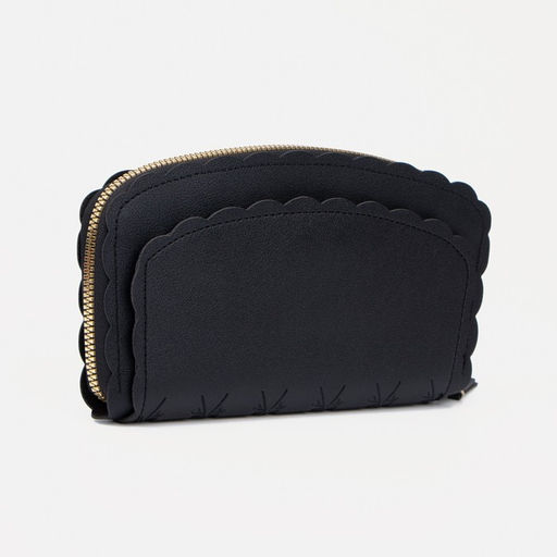Кошелёк на молнии, цвет чёрный - Simaland фото 2
