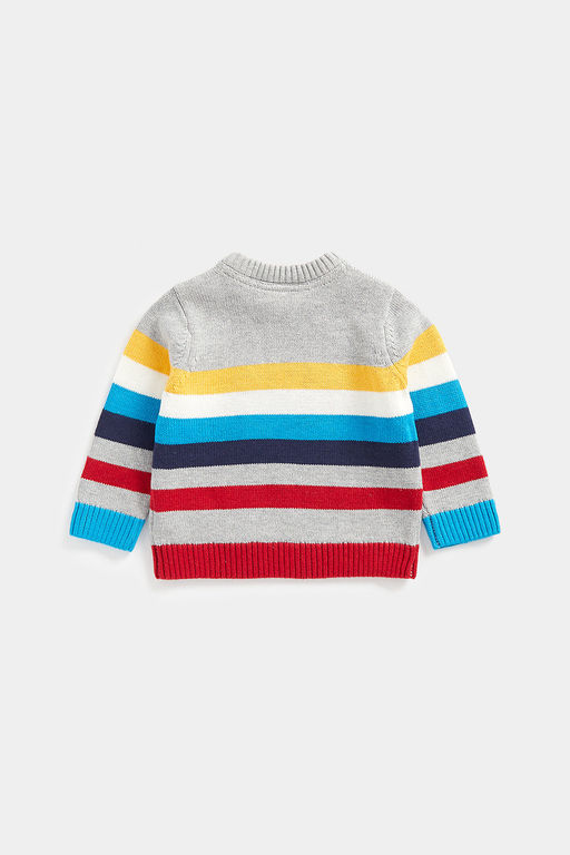 Mothercare / Вязаный джемпер с застежкой на плече  фото 2