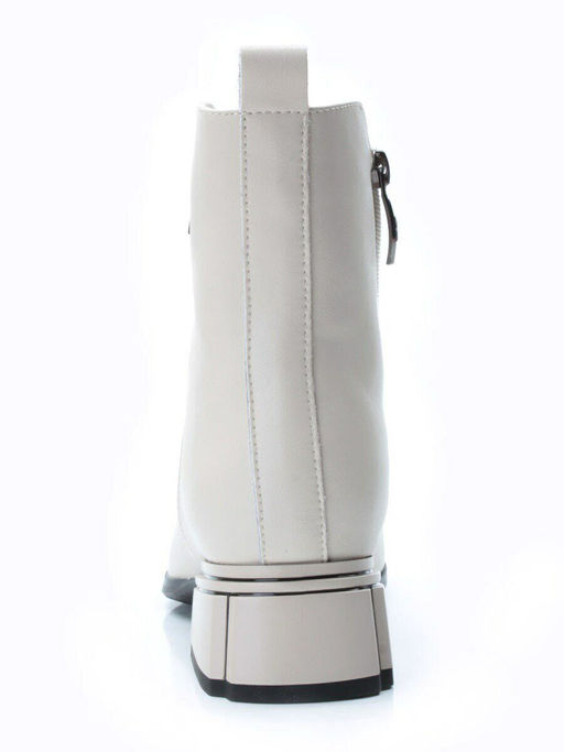 PCM358-2 BEIGE Ботинки демисезонные женские (натуральная кожа, байка) - Фабричный китай фото 9