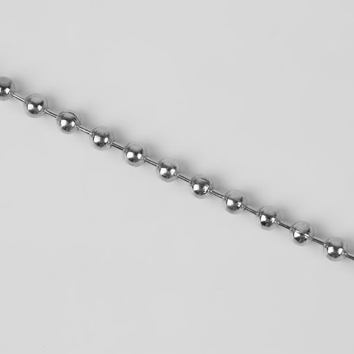 Цепочка для сумки, железная, d = 4 мм, 10 0,5 м, цвет серебряный