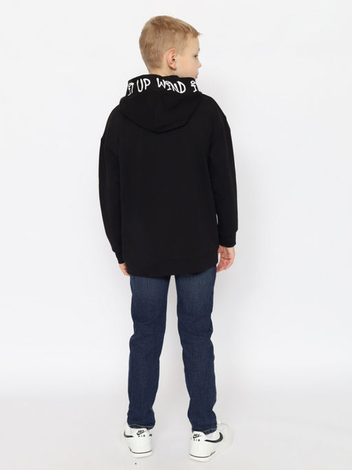 CRB wear/CSJB 63751-22-393 Толстовка для мальчика,черный/Ex.Cherubino  фото 4