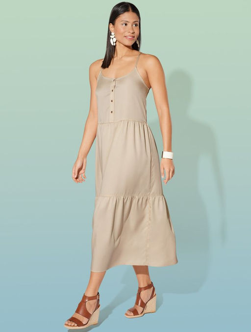 100% лиоцелл Платье миди ESMARA  фото 10