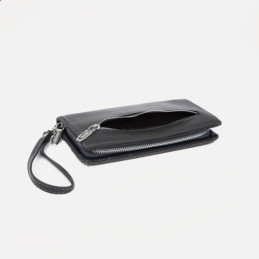 Кошелёк на молнии, цвет серый - Simaland фото 3