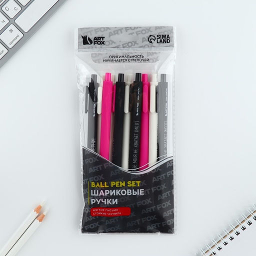 Цена за 10 шт. Ручка прикол шариковая синяя паста автоматическая 0.7 мм МИКС надписей Дерзкие