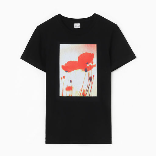 Футболка женская Let&apos;s go, чёрная, размер 46