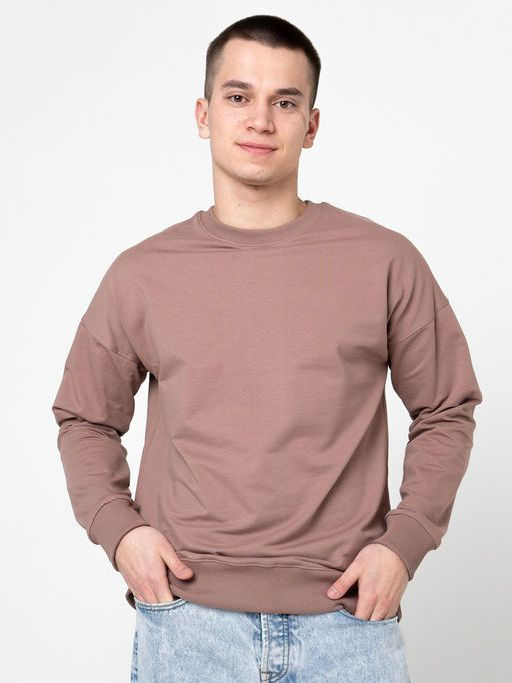 Джемпер свитшот из мягкого хлопкового футера