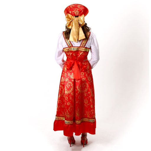 Карнавальный костюм Самоцветы: платье, кокошник, косынка в руку, р-р 50-52 - Страна карнавалия фото 6