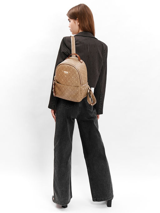 LACCOMA рюкзак AC7303-лагуна темно-бежевый эко кожа