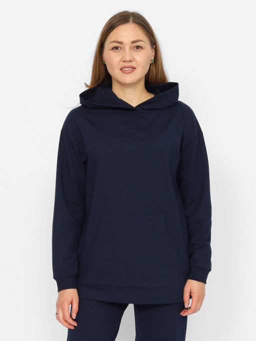 CRB wear/CWXW 90052-41 Костюм женский (толстовка, брюки),темно-синий/Ex.Cherubino  фото 3