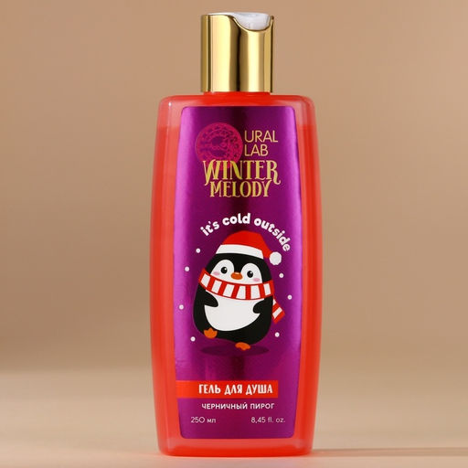 Winter Melody, гель для душа, 250 мл, черничный пирог - URAL LAB фото 5