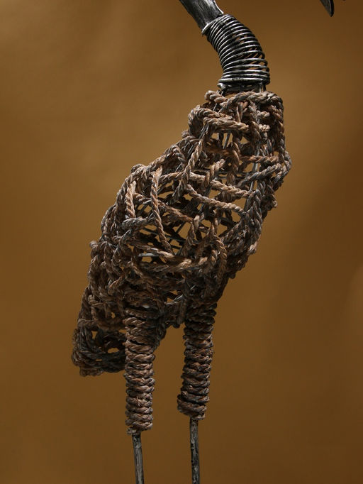 Сувенир плетёный «Цапля», 27×13×100 см