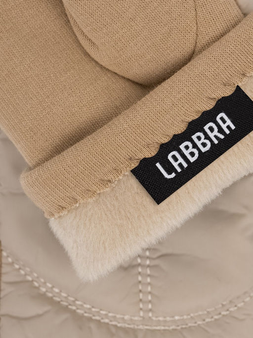 Перчатки жен флис Labbra LB-CP-411 beige