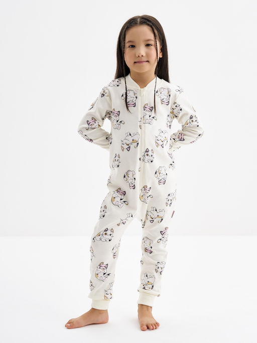 Комбинезон для сна для девочки с принтом - Kogankids фото 7