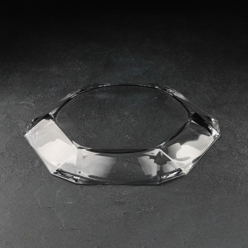 Тарелка Paşabahçe Reflection, d=32 см, стекло, прозрачная