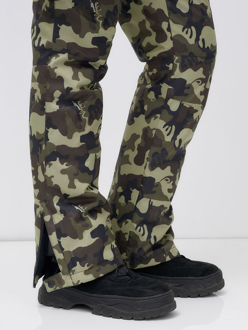 Полукомбинезон утепленный мужской зимний горнолыжный коричневого цвета 2405K - Mtforce фото 15