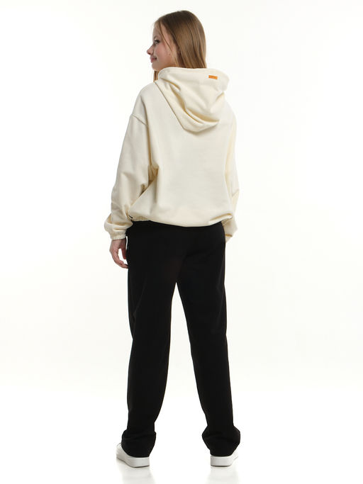 Комплект для девочки 22-7496 молочный|черный