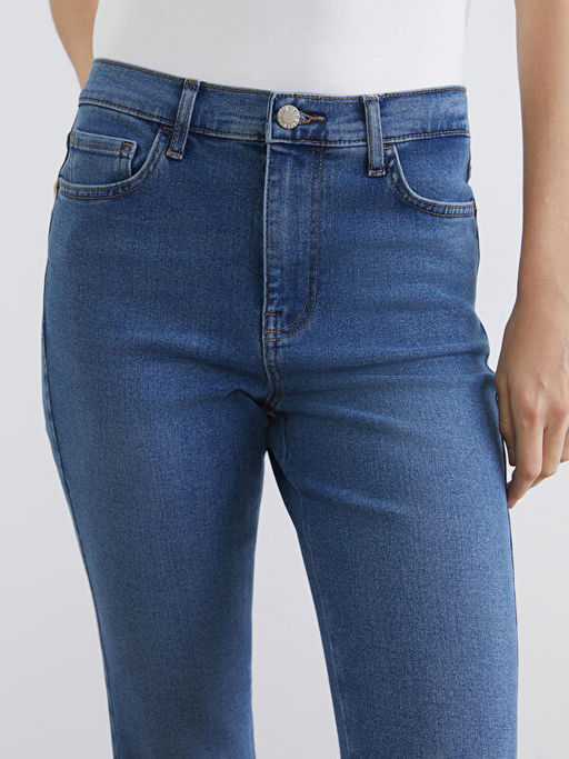 Flare Kad?n Jean Pantolon