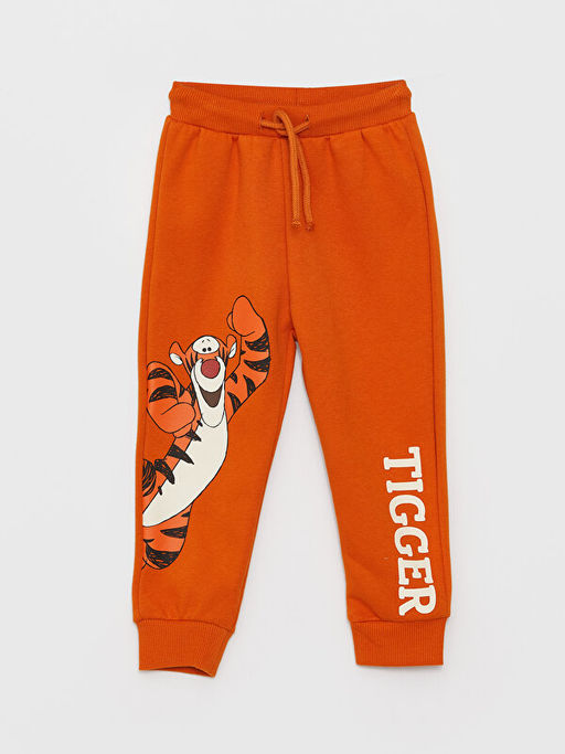 Bisiklet Yaka Uzun Kollu Winnie the Pooh Bask?l? Erkek Bebek Sweatshirt ve Pantolon 2li Tak?m - Waikiki фото 3