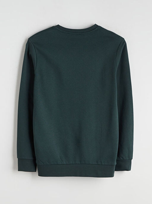 Bisiklet Yaka Erkek Sweatshirt
