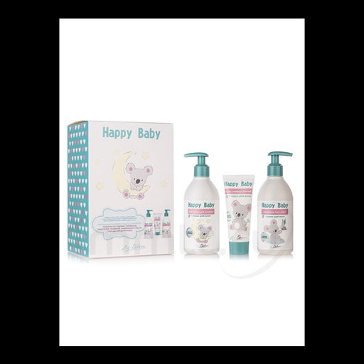 Liv-delano Подарочный набор Happy Baby с первых дней жизни ( шампунь+гель-пена+крем)