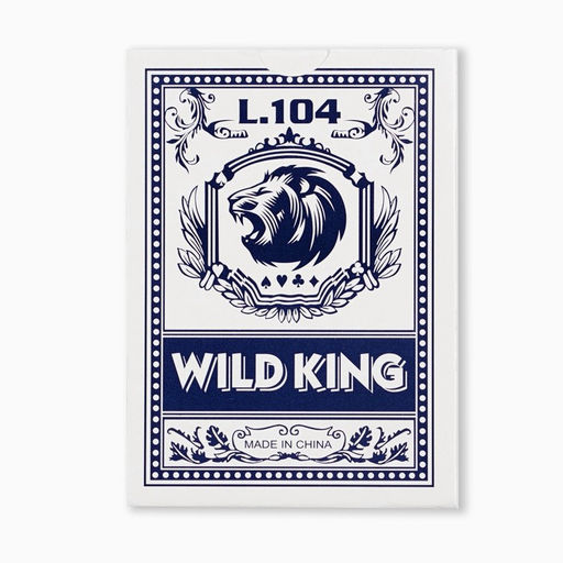 Карты игральные бумажные Wild King, 55 шт, 280 г/м2, синие, 6.3 х 8.8 см - Simaland фото 4