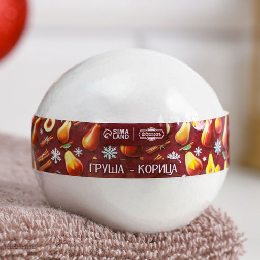 Набор бомбочек 3 шт. Мандарин, Груша- корица, Ваниль - Добропаровъ фото 5