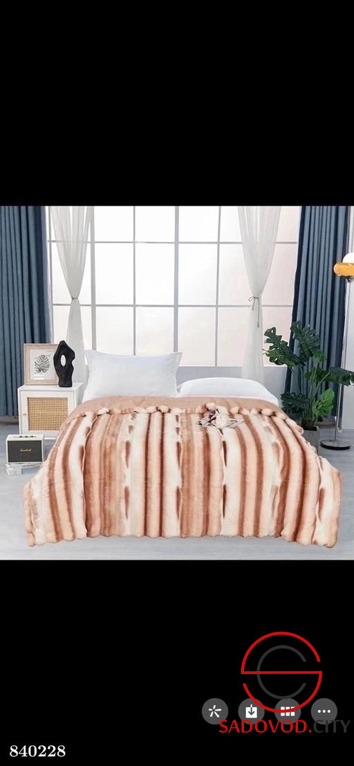 Пледы мягкие двусторонние