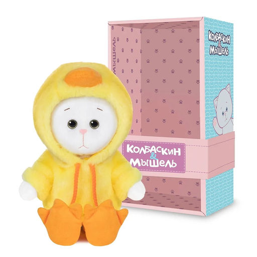 Мягкая игрушка Колбаскин&Мышель "Мышель в костюме уточки" 20см (MT-MRT-KM-03202413-20) в инд. коробке
