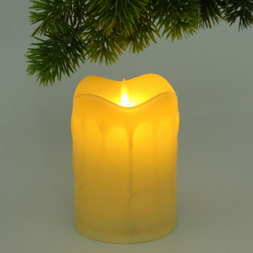 Цена за 4 шт. Сувенир с подсветкой "Свеча - Королевство" 9*12,5 см (работает от батареек 3 АА)