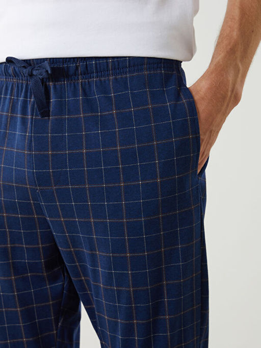 Standart Kal?p Ekose Erkek Pijama Alt