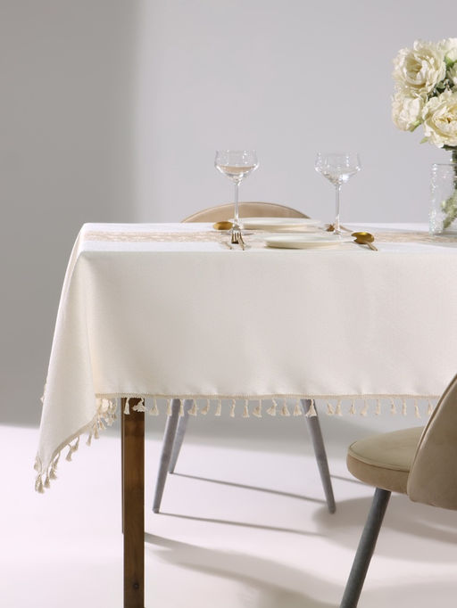 Скатерть Этель. Новогодние олени, 140?200 см, 100% п/э