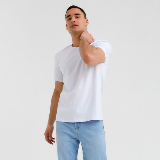 Футболка мужская MINAKU: Basic line MAN, размер 50, белая