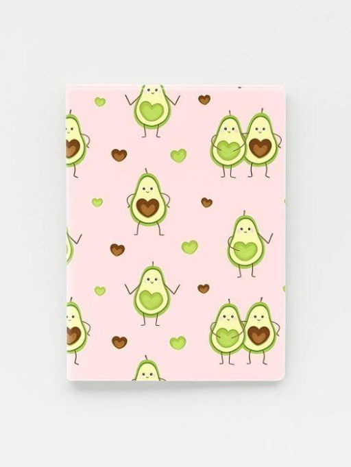 ОБЛОЖКА ДЛЯ ПАСПОРТА Avocado in love, плотность 560 мкм